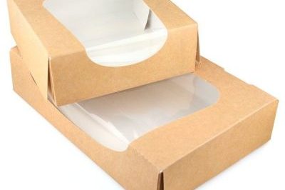Brown Kraft Paper Boxes with PLA Window…