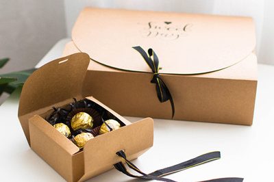 Kraft gift boxes 400