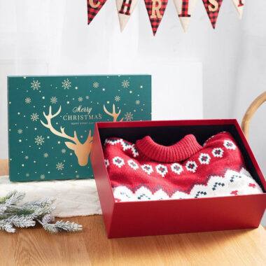 Christmas Garment Paper Gift Boxes