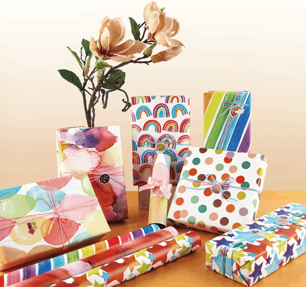 Birthday Wrapping Paper Rolls