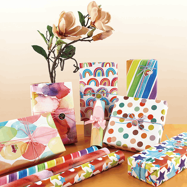 Birthday Wrapping Paper Rolls