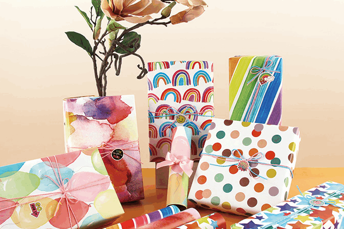 Birthday Wrapping Paper Rolls