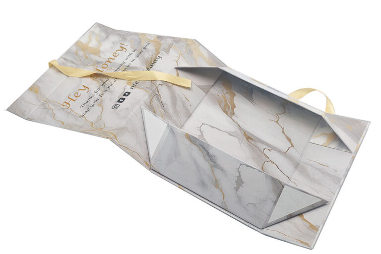 Custom Bio-degradable Marble Texture Magnetic Gift Boxes – Rigid Hair Packaging Manufacturer (5) Marble Magnetic Gift Boxes