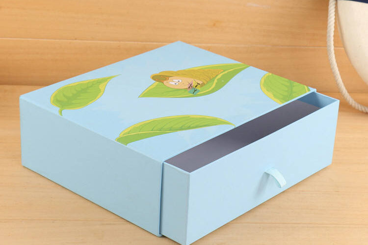 Custom Kraft Paper Drawer Box Festival Gift Paper Boxes for Jewelry & Candy (6) Kraft paper drawer style festival gift boxes