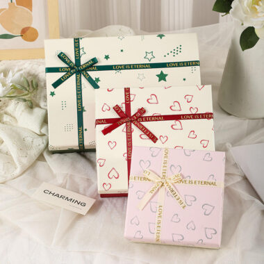 Luxury Ribbon Paper Gift Boxes