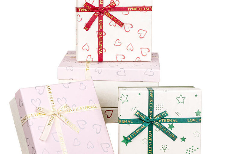Luxury Ribbon Paper Gift Boxes