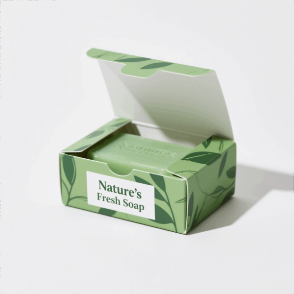 Eco-friendly kraft paper soap gift box