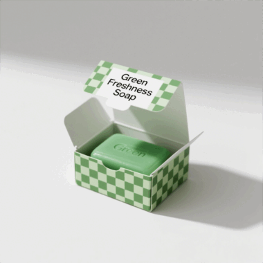 Eco-friendly kraft paper soap gift box
