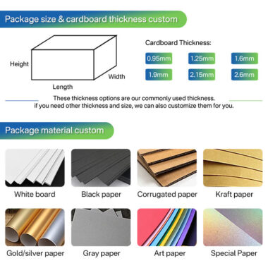 Customized magnetic paper gift box