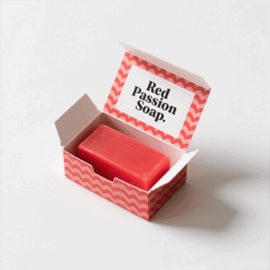 Eco-friendly kraft paper soap gift box