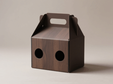 Eco-friendly kraft corrugated paper box 