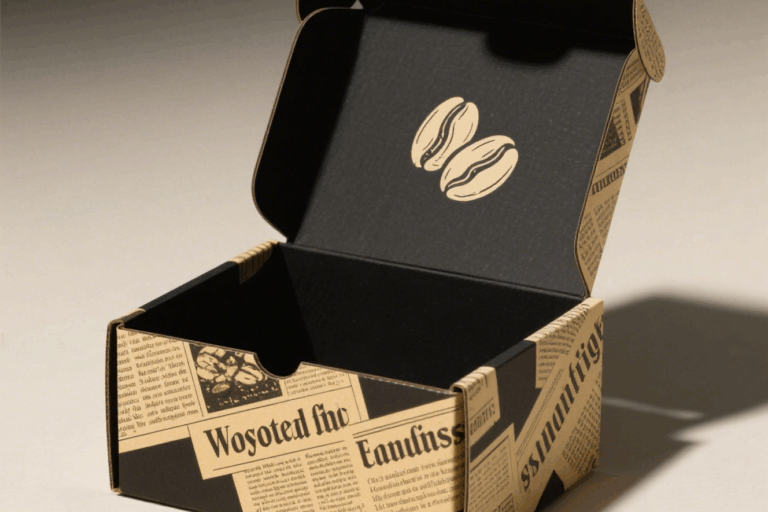 Eco-Friendly Kraft Paper Box with Custom Corrugated Packaging from Factory (6) Eco-friendly kraft corrugated paper box