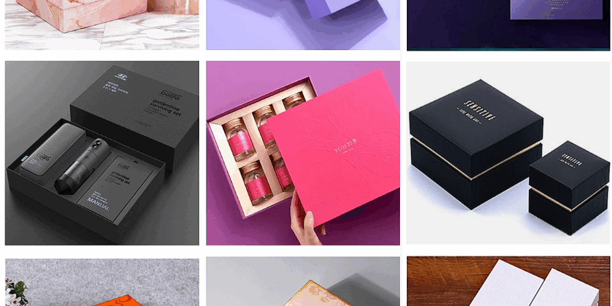 Paper Gift Boxes with Handle