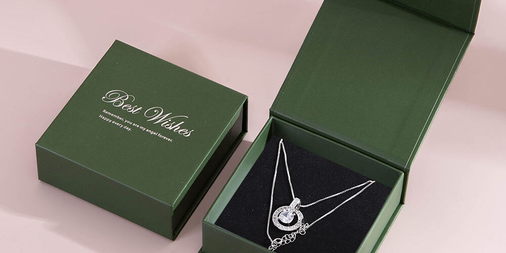 Bulk custom black jewelry gift box