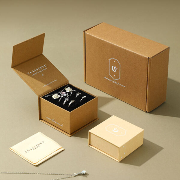 cardboard magnetic jewelry gift box