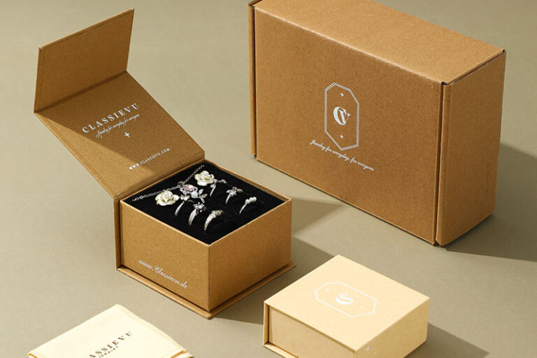 cardboard magnetic jewelry gift box