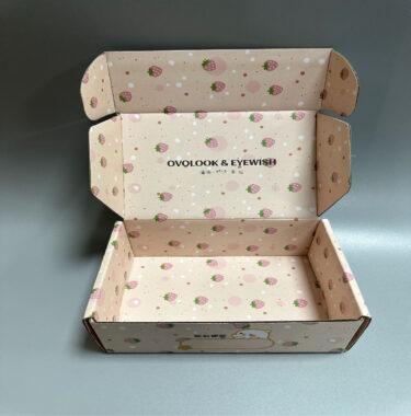 Custom corrugated shipping gift box