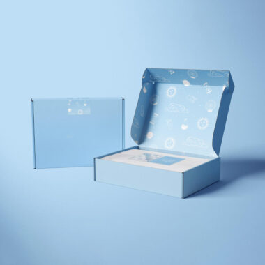 Custom corrugated shipping gift box