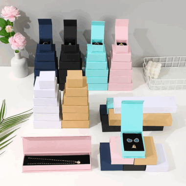 Factory cardboard jewelry magnetic box