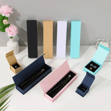 Factory cardboard jewelry magnetic box