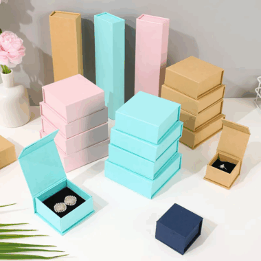 Factory cardboard jewelry magnetic box