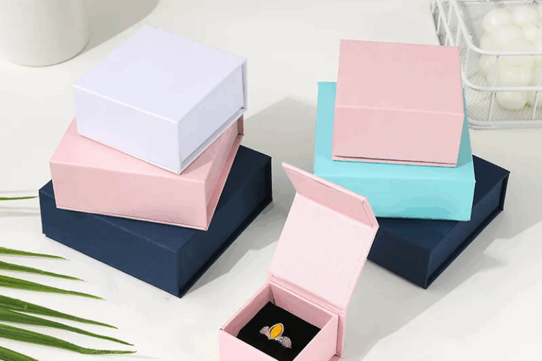 Factory cardboard jewelry magnetic box