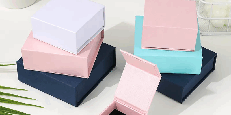 Factory cardboard jewelry magnetic box