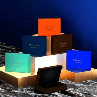 Factory colorful foldable gift paper box